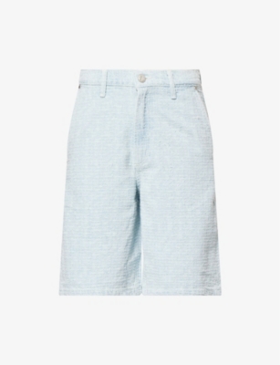 RAG & BONE: Mckenna Textured Denim Shorts