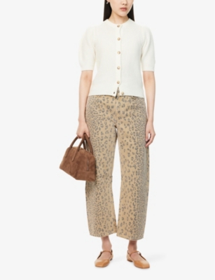CITIZENS OF HUMANITY: Miro leopard-print denim jeans