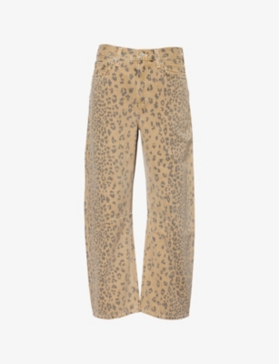 CITIZENS OF HUMANITY: Miro leopard-print denim jeans