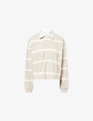 CITIZENS OF HUMANITY: Aris Stripe Long-Sleeve Cotton-Jersey Rugby Shirt