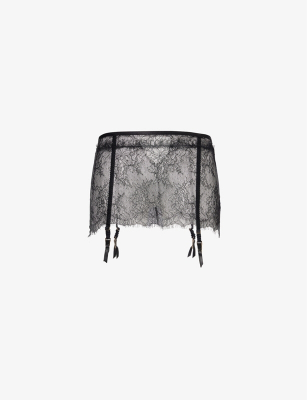 Camelia Floral Lace Skirt Suspenders