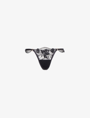 BLUEBELLA: Gabriella Floral-Lace Thong
