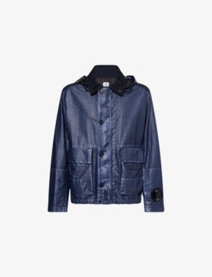 CP COMPANY: Oceana Medium Coated-Rafia Shell Jacket