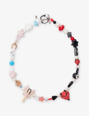 IAN CHARMS: Angel Beaded Necklace