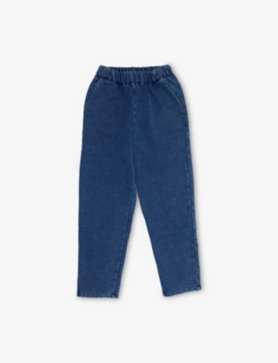 H&M ADORABLES: Denim-Look Cotton-Jersey Jogging Bottoms 2-10 Years