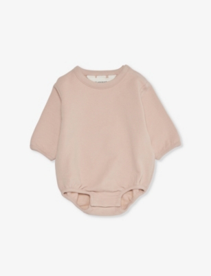 H&M ADORABLES: Sweatshirt Cotton-Jersey Romper Suit 0-6 Months