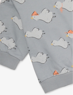 H&M ADORABLES: Duck-Print Relaxed-Fit Two-Piece Cotton Set 4-36 months