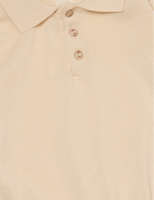 H&M ADORABLES: Polo-Collar Long-Sleeve Silk-Blend Jumper 4-36 Months