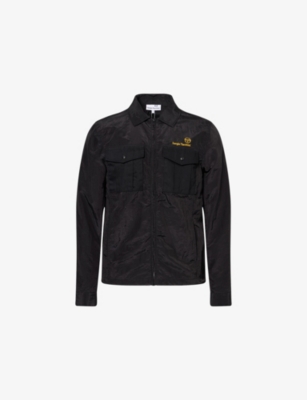 SERGIO TACCHINI: Luciano Buttoned-and-Slip-Pockets Woven Jacket