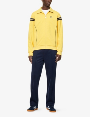 SERGIO TACCHINI: Armando Striped Regular-Fit Woven-Blend Track Jacket