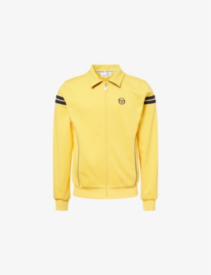 SERGIO TACCHINI: Armando Striped Regular-Fit Woven-Blend Track Jacket