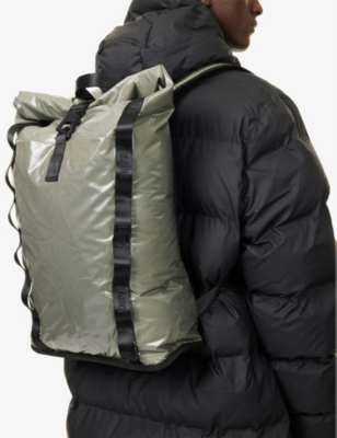 Shop Rains Mens Drift Sibu Rolltop Woven Backpack