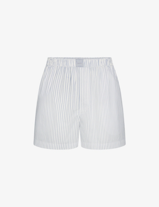 Stripe Regular-Fit Cotton Poplin Shorts