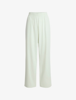 SKIMS: Wide-Leg Elasticated-Waist Stretch-Cotton Trousers