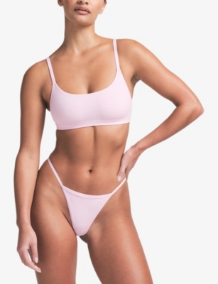 SKIMS: Fits Everybody Scoop-Neck Jersey Bralette