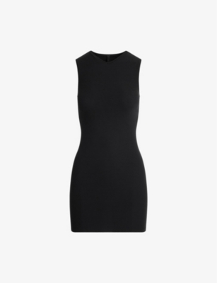 SKIMS: Sleeveless Round-Neck Stretch-Woven Mini Dress