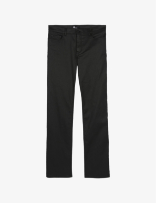 THE KOOPLES: Straight-Leg Regular-Fit Faux-Leather Jeans