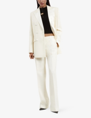 THE KOOPLES: Peak-Lapel Flap-Pocket Woven Blazer