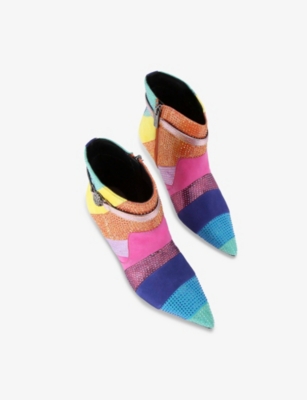Kurt Geiger 65mm Kensington Embellished Ankle Boots