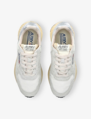 AUTRY: Reelwind Panelled Suede and Woven Low-Top Trainers