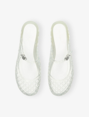 Shop Tory Burch Womens White Mellow Mary Jane Jelly Shoes Eur 36 / 3 Uk