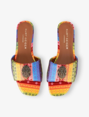 KURT GEIGER LONDON: Kensington Woven Sandals