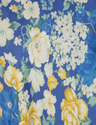 CLAUDIE PIERLOT: Floral-Print Woven Midi Skirt