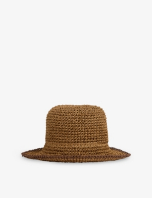 REISS: Enziya Straw Sun Hat