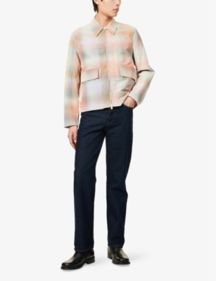 PAUL SMITH: Graphic-Dye-Print Regular-Fit Woven Jacket