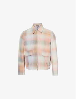 PAUL SMITH: Graphic-Dye-Print Regular-Fit Woven Jacket