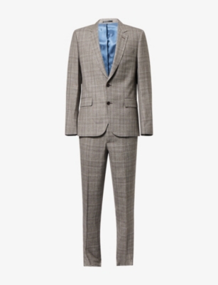 PAUL SMITH: Single-Breasted Tapered-Leg Wool, Silk and Linen Suit