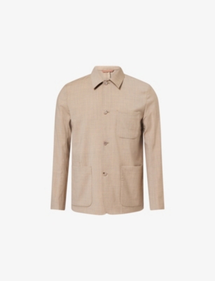 PAUL SMITH: Patch-Pockets Relaxed fit Wool Jacket