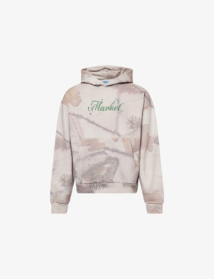 MARKET: Backcountry Camo Logo-Embroidery Cotton-Jersey Hoody