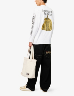 MARKET: Infinity Gourd Fruit Long-Sleeve Cotton-Jersey T-Shirt