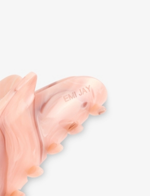 Emi Jay Womens Lil Effing Acetate Hair Clip Pink Chantilly In Pink Chantilly