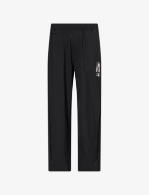 UNDERCOVER: Embellished Wide-Leg Woven Trousers