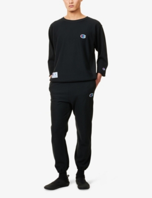 Undercover x Champion Logo-Embroidered Cotton-Jersey Jogging Bottoms