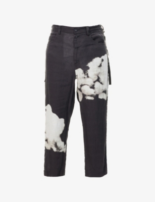 UNDERCOVER: Cloud Regular-Fit Straight-Leg Linen Trousers