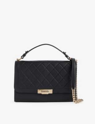 RESELFRIDGES: Pre-Loved Chanel Quilted Top-Handle Bag