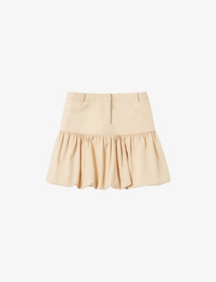 Claudie Pierlot Pleated Skirt In Naturels