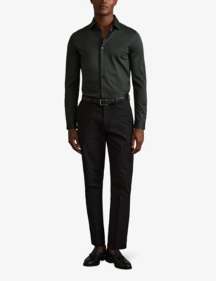 Long-sleeved cotton shirt