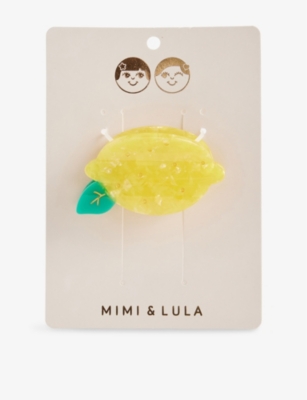 MIMI & LULA: Lemon Acetate Bulldog Clip