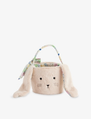 MIMI & LULA: Fluffy Easter Bunny Basket Bag
