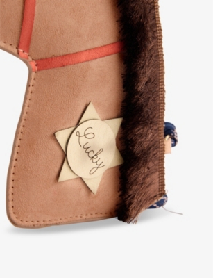 MIMI & LULA: Lucky Horse Woven Shoulder Bag