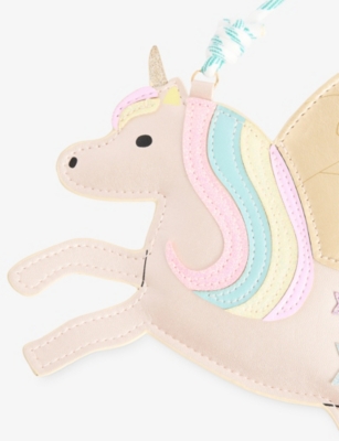 MIMI & LULA: Kids' Flying Unicorn Woven Cross-Body Bag