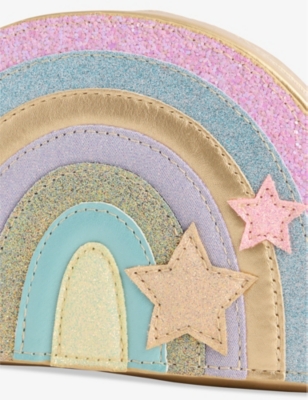 MIMI & LULA: Dreamland Rainbow Woven Shoulder Bag