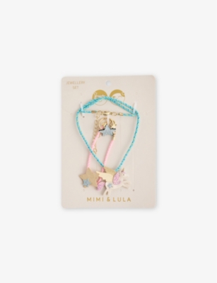 MIMI & LULA: Unicorn Three-Piece Woven Jewellery Set