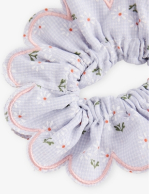 MIMI & LULA: Floral-Print Woven Scrunchie