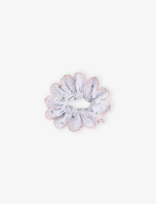 MIMI & LULA: Floral-Print Woven Scrunchie