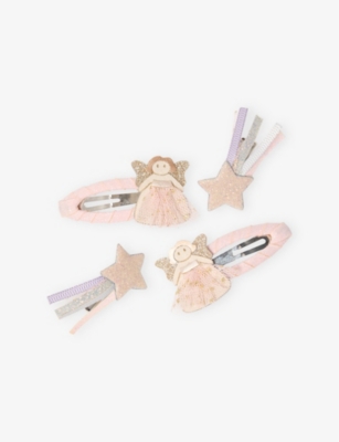 MIMI & LULA: Fairy Clic Clacs Pack of Four Hair Clips